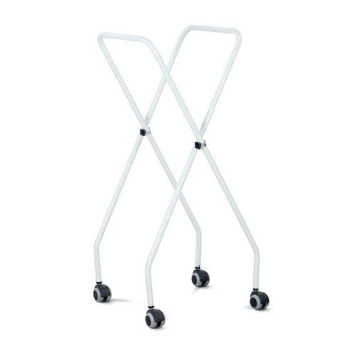 Folding laundry trolley frame