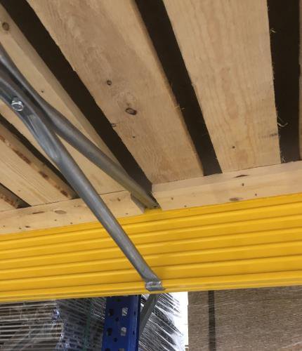 Galvanised pallet racking beams (1100mm depth)