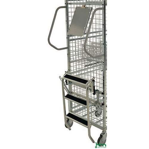 Konga medium duty shelf trolley system - ladder with 2 handles