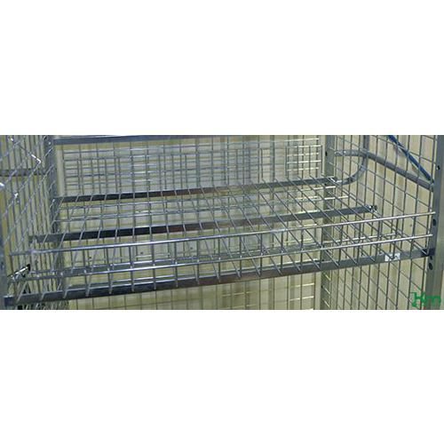Konga medium duty shelf trolley system - removable shelf, 885mm length