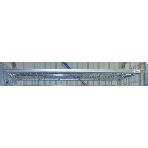 Konga medium duty shelf trolley system - fixed shelf, 1285mm length