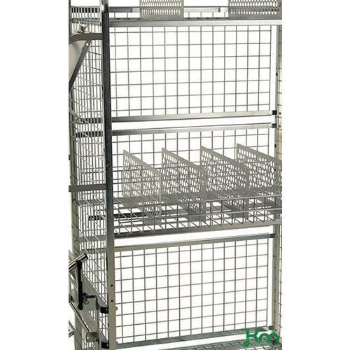 Konga medium duty shelf trolley system - back panel (set of 3)