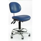 High Clean Room Chair, Sapphire