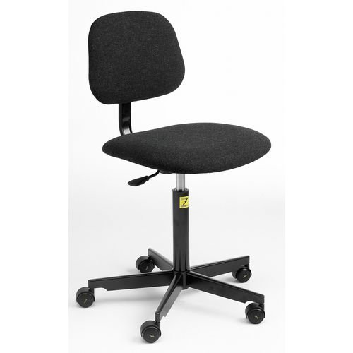 Low Esd Chair, Low Esd Chair, Fabric Charcoal