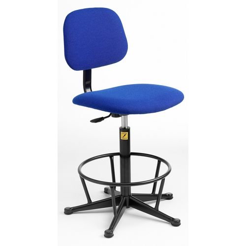 High Esd Chair, High Esd Chair, Fabric Blue