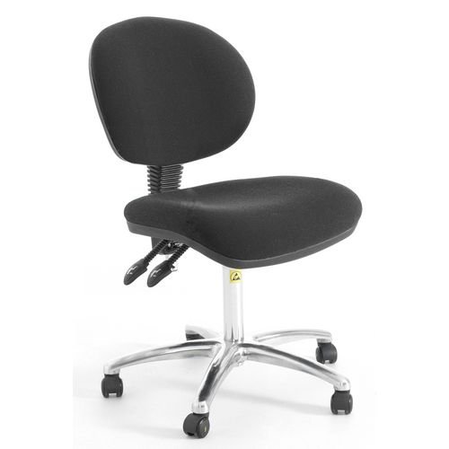 Low Esd Fully Ergonomic Chair, Fabric Charcoal