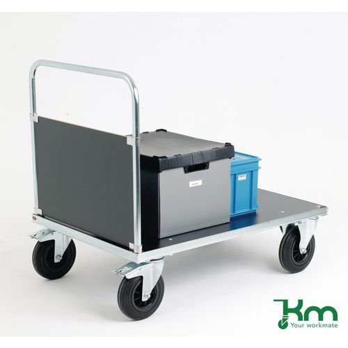 Konga heavy duty zinc plated single-ended platform truck