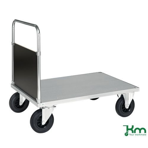Konga heavy duty galvanised platform truck, single ended