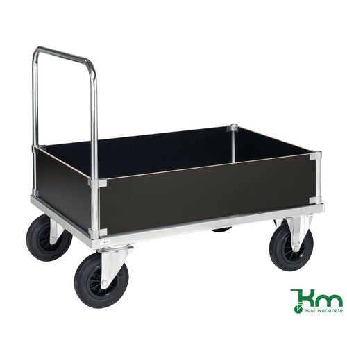 Konga heavy duty fully galvanised low box truck, braked