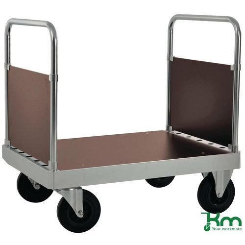 Konga extra heavy duty zinc plated double-ended platform truck