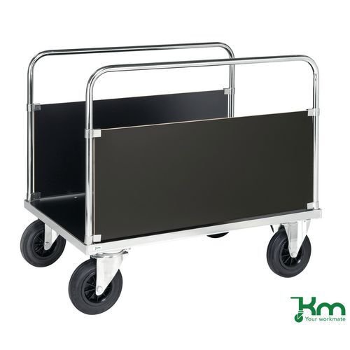 Konga heavy duty zinc plated double sided platform trucks