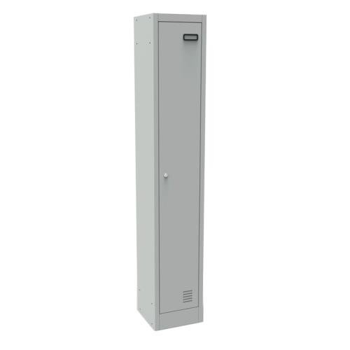 Next Day Locker 1 Door 1780H 300W 300D mm Std Grey Texture Ral7035, Key Lock, Flat Pack
