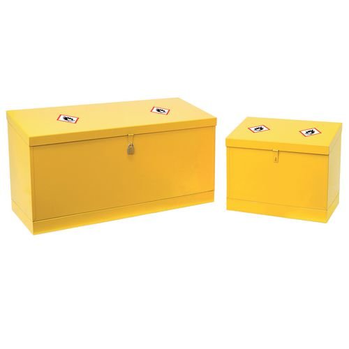 Dangerous Substance Sloping Top Storage Chest Small