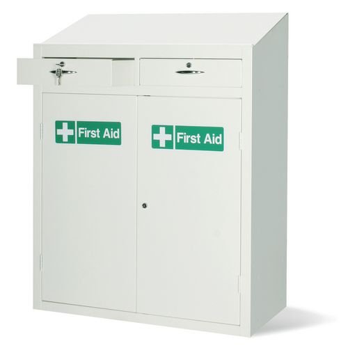 First Aid Workstation For The Storage And Dispensing Of First Aid Supplies