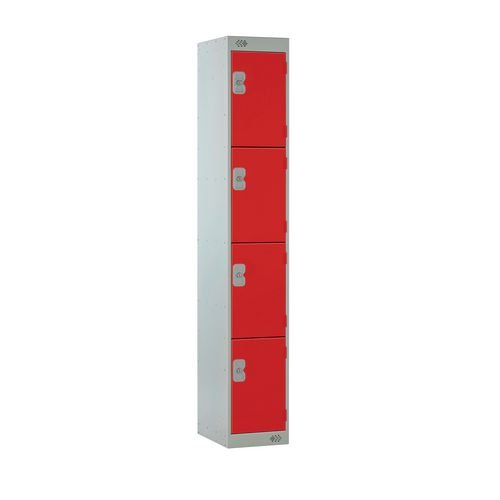 Locker Four Door1800X300X450 - Red Door
