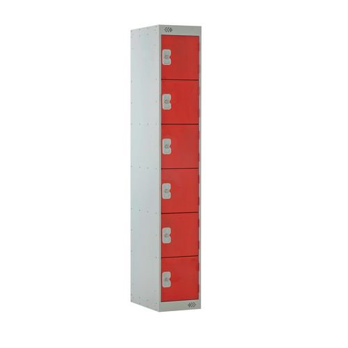 Locker Six Door1800X300X300 - Red Door