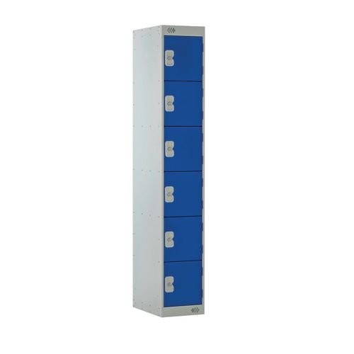 Locker Six Door1800X300X450 - Blue Door