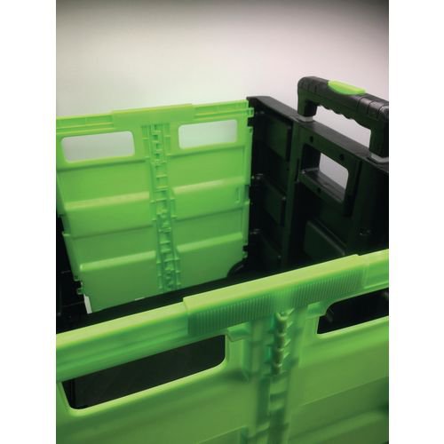 Folding box trolleys - 35kg capacity without lid