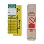 Universal Inspection Tag Insert Kit(10 Assettag Holders, 10 Inserts, 1 Pen) Boxed