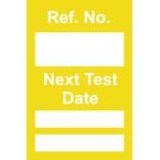 Next Test Mini Taginsert - Yellow (pack of 20)