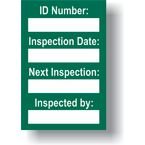 Harness Mini Tag Insert- Green (pack of 20)