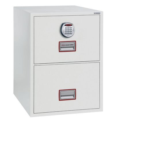 Phoenix World Class Vertical Fire File Fs2252E 2 Drawer Filing Cabinet With Electronic Lock