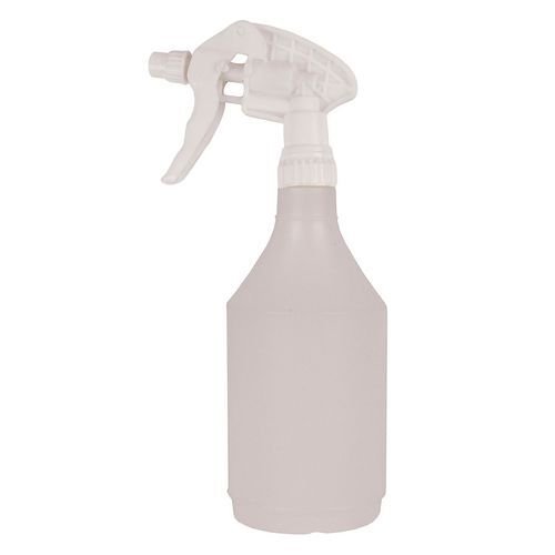 Colour coded trigger spray bottles, White