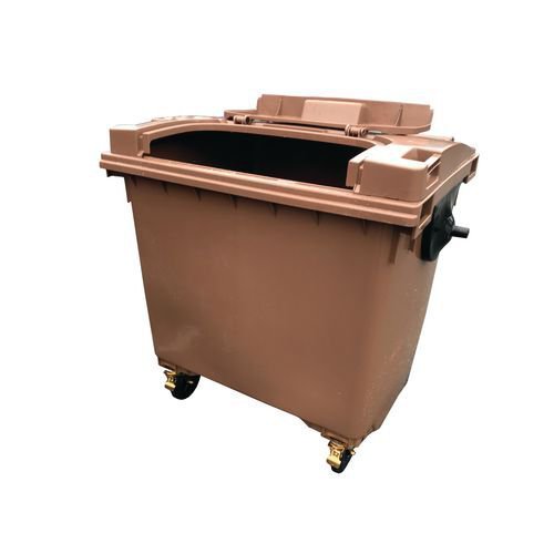 1100L flat lid (lid in lid) wheelie bin