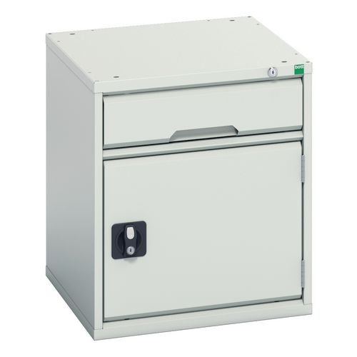 1 Drawer/Cupboard - Lt Grey