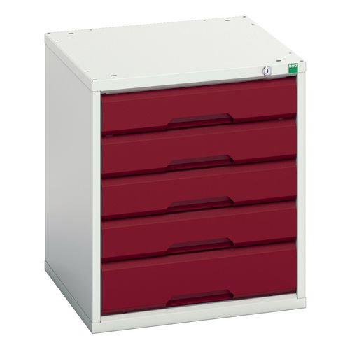 5 Drawer - Red