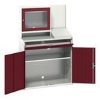 Computer Workstation - Red