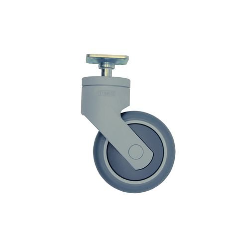 Castor75mm Dia., Thermplastic Rubber Tyre, - 5320 Pjp 075 L51-10 & 38C38/10 Plate