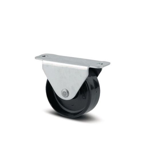 Miniature Castor, 25mm Dia., Nylon Tyre, Plate Fitting - 2198 Uoi 025 P60 40 X 17