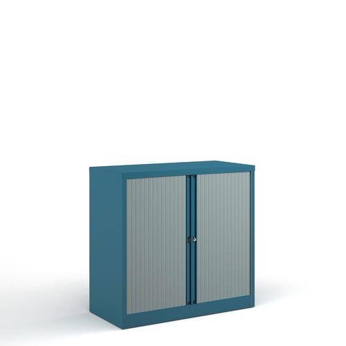 Bisley steel tambour storage cupboard