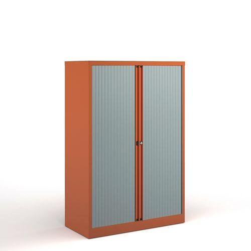 Bisley steel tambour storage cupboard