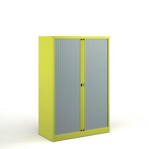 Bisley steel tambour storage cupboard