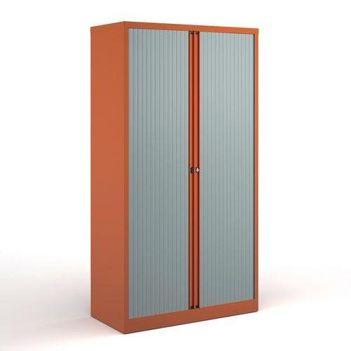Bisley steel tambour storage cupboard