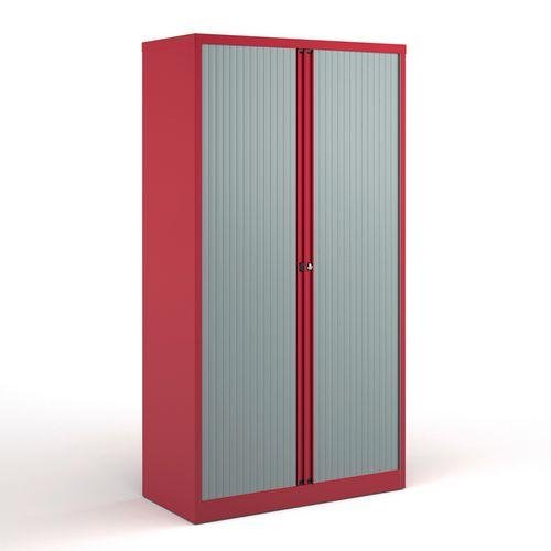 Bisley steel tambour storage cupboard