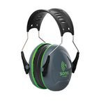 Sonis 1 Ear Defenders with Over Mouldedheadband Dark Grey Cup/extra Visibility Green Plate (snr 27)