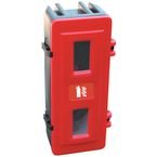 Front Loader Fire Extinguisher Cabinetblack & Red, 1 6 Kg Ext, 700 X 320 X 255