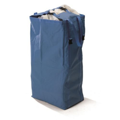 Folding linen trolleys - coloured bags