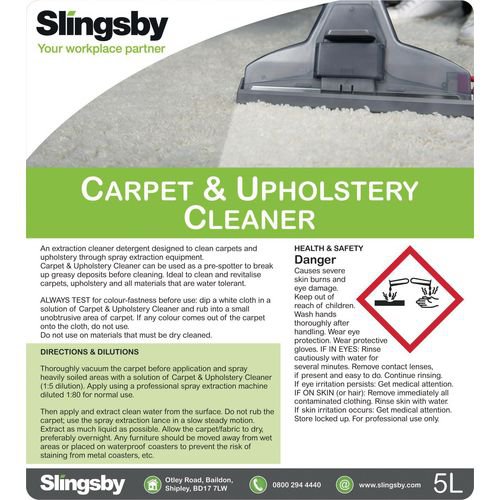 Carpet and upholstery cleaner 2 x 5L
