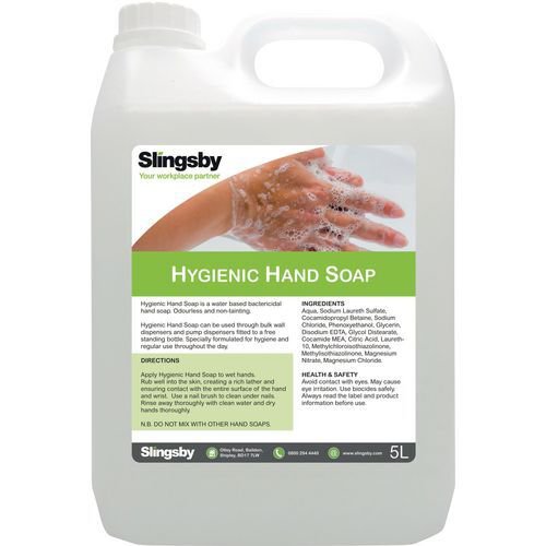 High foam bactericidal hand soap 2 x 5L