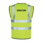 Hi Vis Vest - 2 Xlargewith Print Visitor