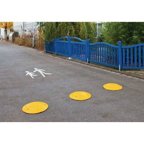 Circular speed bumps