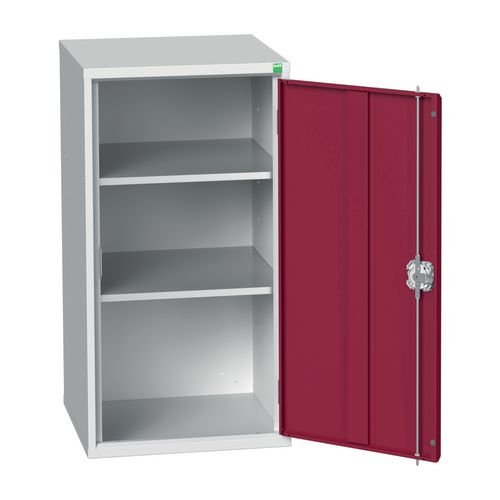 Economy Cupboard Grey/Red, Type C - H X W X D: 1000 X 525 X 800