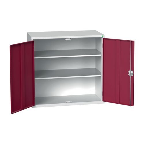 Economy Cupboard Grey/Red, Type D