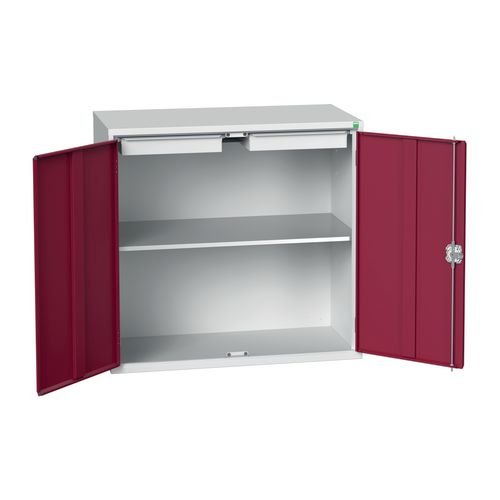 Economy Cupboard Grey/Red, Type F