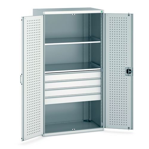 Mini Workshop Grey/Grey 4 Drwr/2 Shf