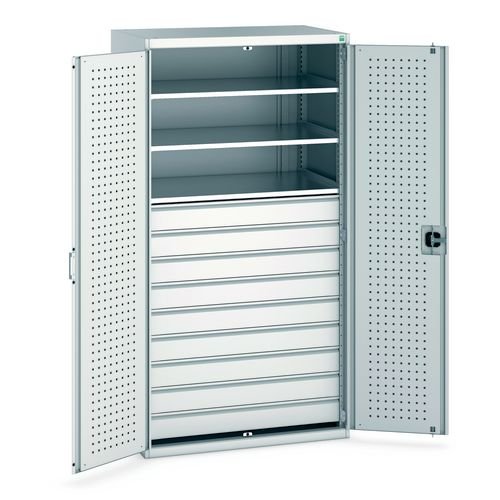 Mini Workshop Grey/Grey 9 Drwr/3 Shf